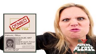 DENIED! - Papers, Please (2 Guys 1 Game)