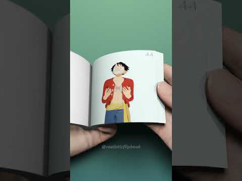 Luffy Dancing "Jersey Club" FlipBook #onepiece #shorts