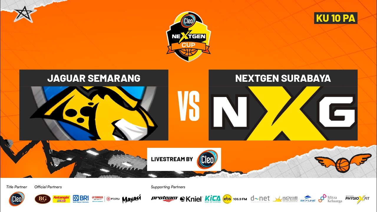 CLEO NEXTGEN CUP 2025 SERI 3 I KU 10 PA I JAGUAR SEMARANG VS NEXTGEN SURABAYA