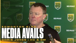 'It's Part of the CFL Culture' | HC & GM Chris Jones | 2024 TRAINING CAMP | 24.05.17