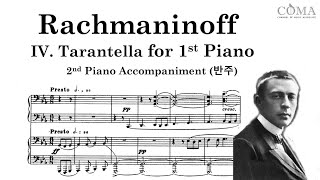 Rachmaninoff Suite No.2, Op.17  IV. "Tarantella" for 1st piano (2nd piano Accompaniment)