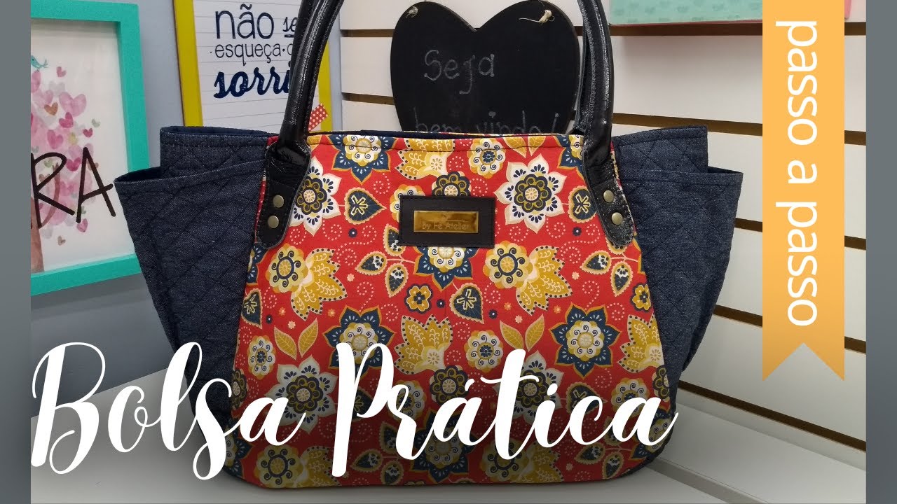 PARECE DIFICIL MAIS NÃO É!! - Como fazer uma BOLSA PRÁTICA