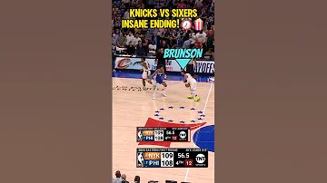 Knicks vs 76ers Game 6 ENDING was INSANE!⏰️🍿