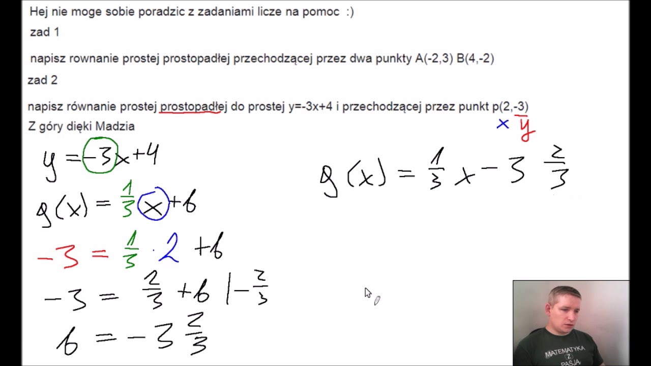 Sprawdzian Z Matematyki Funkcja Liniowa 1 Liceum Podstawowe zadania z funkcji liniowej - matematyka - YouTube