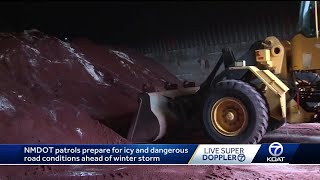 Crews prepare for dangerous, icy road conditions ahead of winter storm