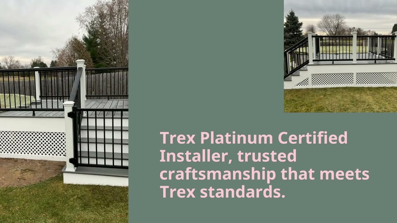 Trex House and Pool Decks in Lake in the Hills, IL