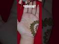 A simple mehndi design by NysoStar ⭐ welcome to artist world #mehndi #trending