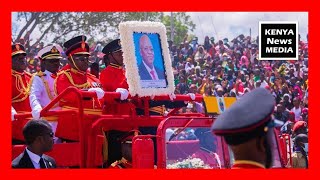 Motorcade with body of late John Magufuli on way to Mwanza for viewing
