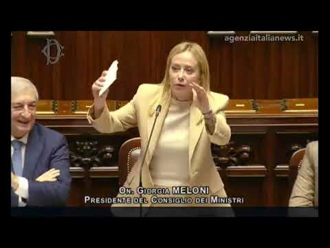 Video GIORGIA MELONI REPLICA ALLA CAMERA DEI DEPUTATI IN VISTA DEL CONSIGLIO EUROPEO DEL 23 OTTOBRE