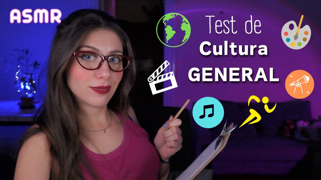 ASMR • Test de CULTURA GENERAL Pon a prueba TU MENTE Roleplay