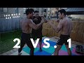 2 vs 1 | Pro Fighter vs Childhood Friends Sparring   BREAKDOWN