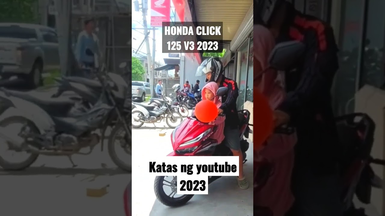honda click 125 fi v3 color red  
