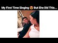 First Time Singing In Front Of My Girlfriend But She Did This...| Best Singers On Tiktok