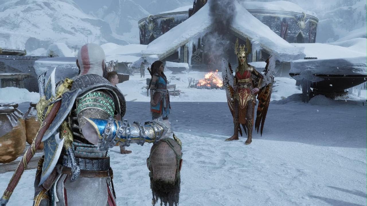 Freya Asks Kratos To Be The War General | God of War Ragnarök - YouTube