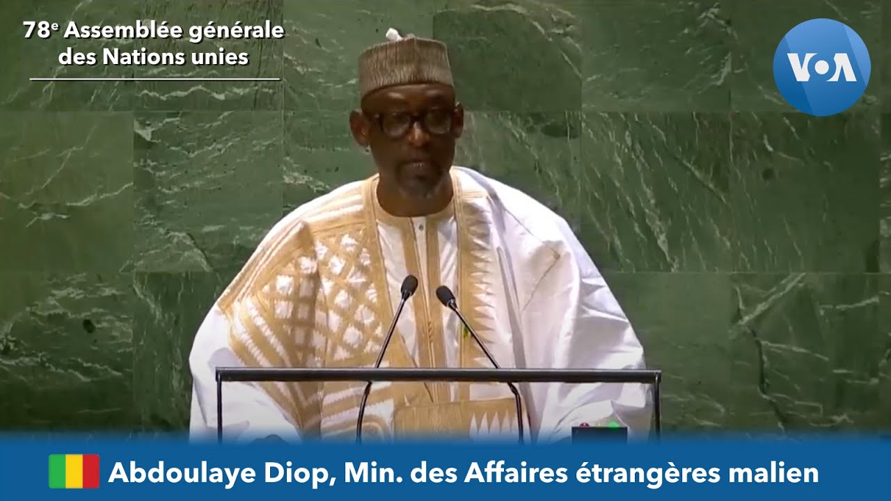 Abdoulaye Diop (Mali) devant la 78e Assemblée générale des Nations unies