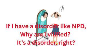How can we blame someone who is suffering from a disorder?