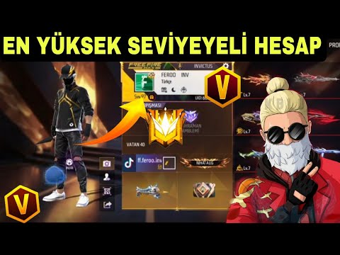97 SEVİYELİK DEV HESAP 1400'DEN FAZLA ÜST 300 DEN FAZLA İFADE FUL ARTI FULL HESAP TANITIMI#freefire 