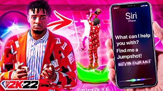 I LET SIRI CHOOSE MY JUMPSHOT AND IT GAVE ME THE BEST JUMPSHOT IN NBA2K22! UGLY JUMPSHOT CHALLENGE!!