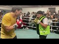 JULIO CESAR CHÁVEZ AFILANDO CUCHILLO PARA LIQUIDAR AL JAKE PAUL