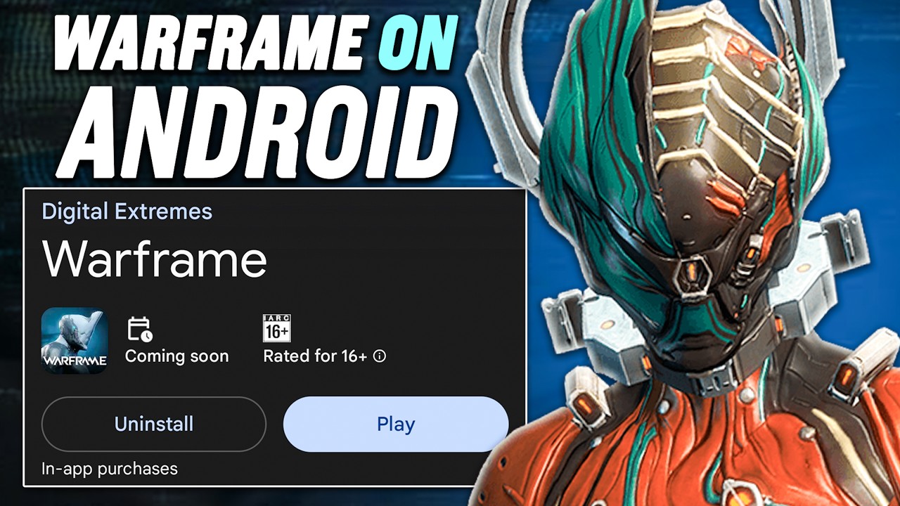 HOW TO DOWNLOAD WARFRAME MOBILE ON ANDROID I MAXED GRAPHICS GAMEPLAY....