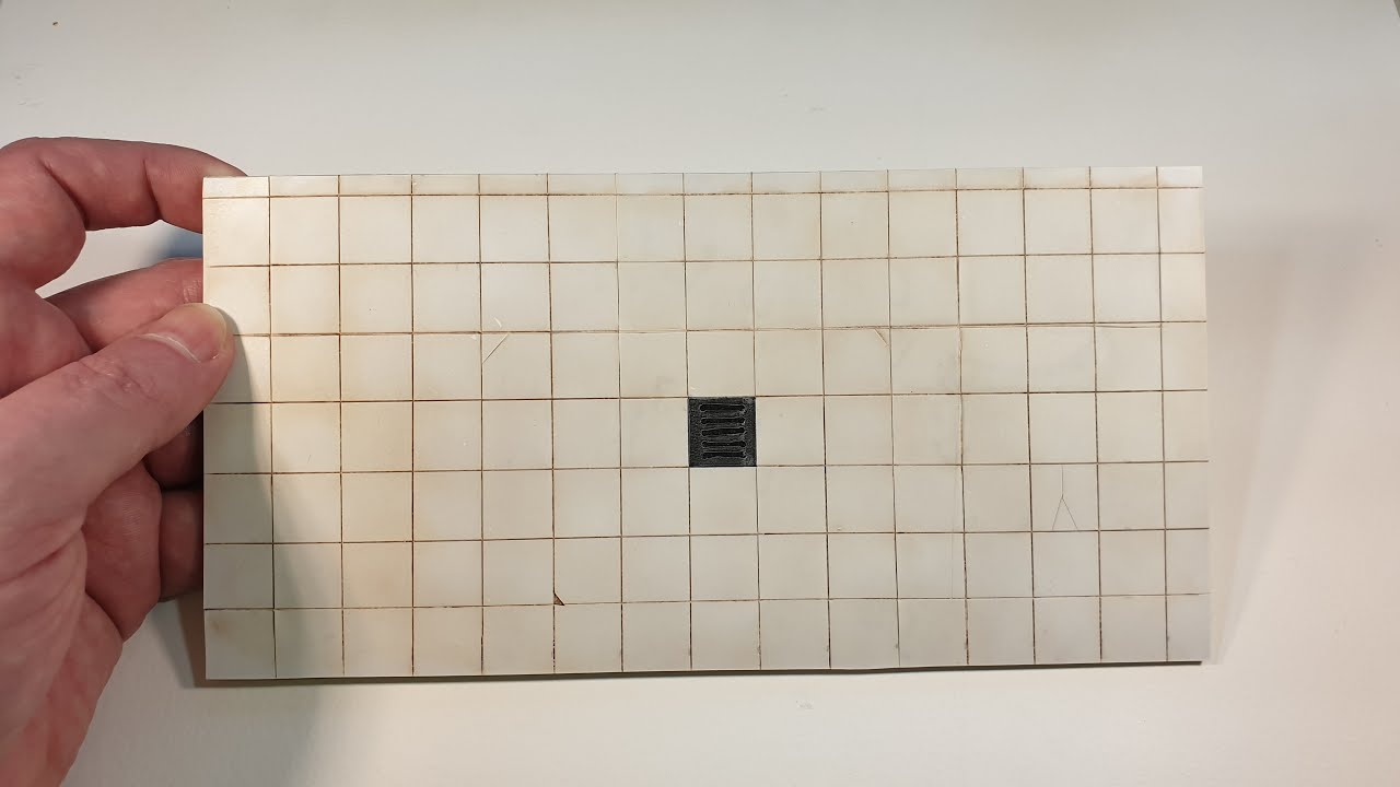 Building a 1/35 scale tile floor for an project YouTube