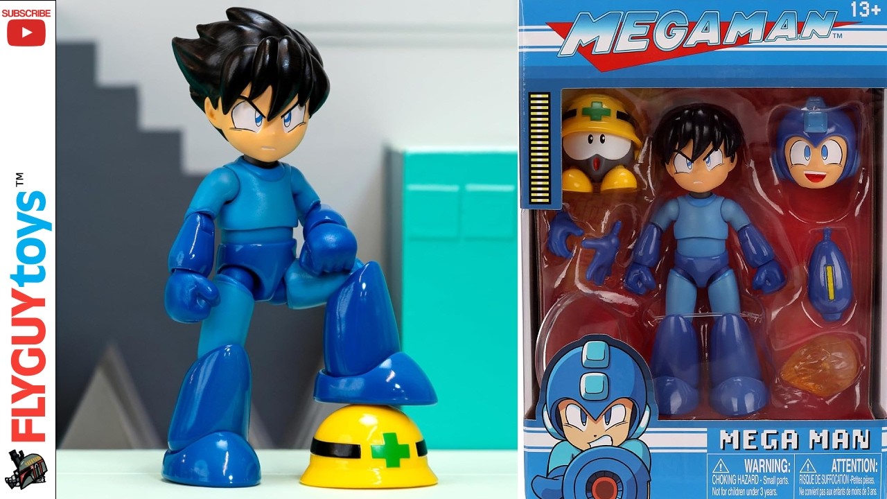 Jada Toys Mega Man Wave 3 Helmetless Mega Man with Neo Metal