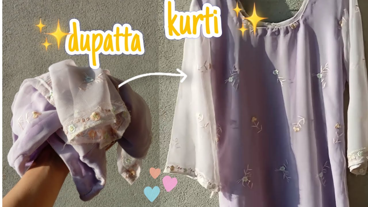 glow up tips and how to make  kurti from dupatta #trending #viralvideo