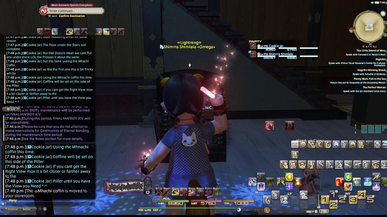 FFXIV Housing Glitch Shirogane/ Place Bed Under Your Stairs Small PLot