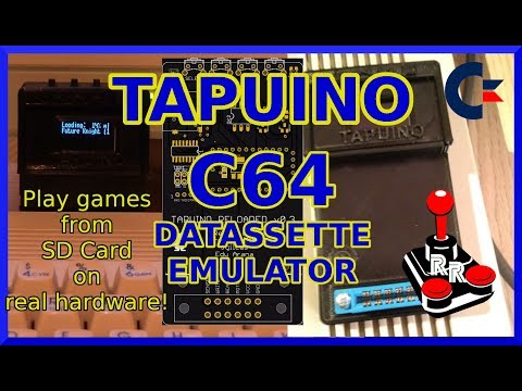 Tapuino: Play Commodore 64 games from SD Card on real hardware