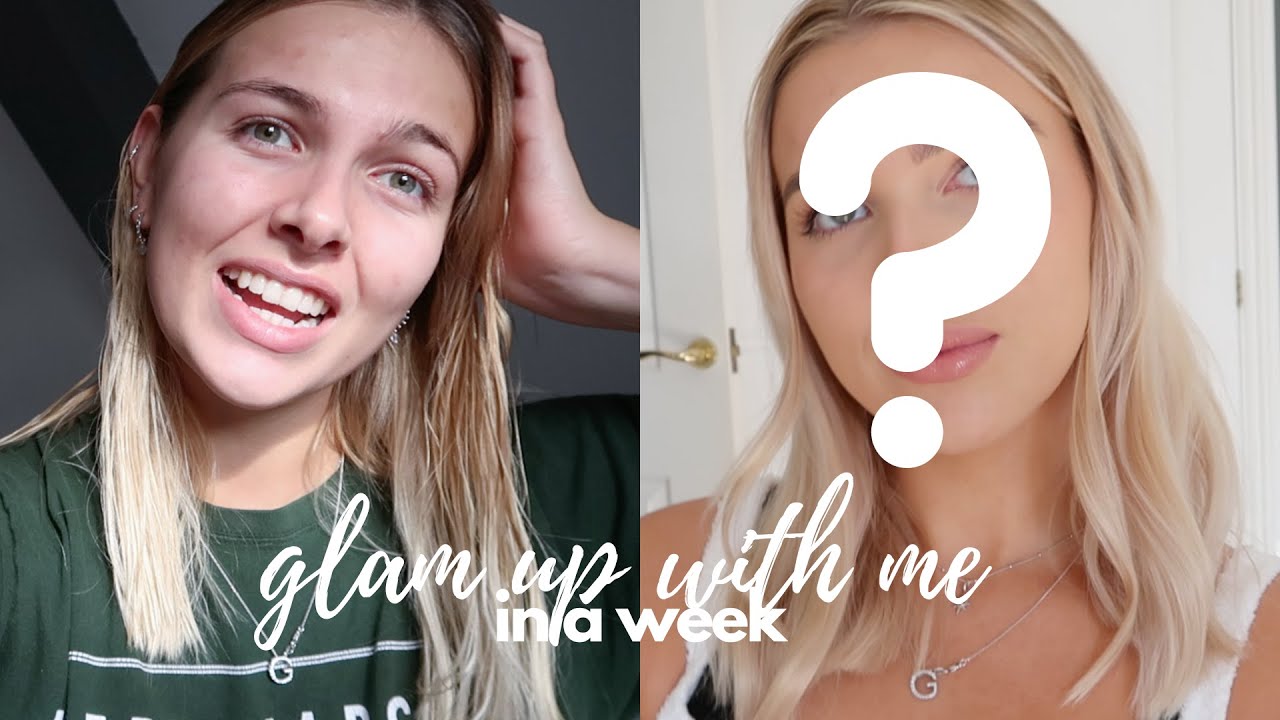 GLOW UP WITH ME IN A WEEK *hair, nails lashes, brows & more* | Georgie ...