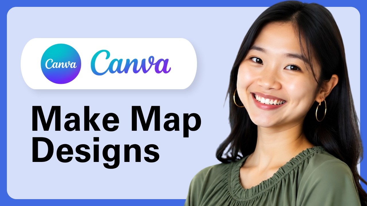 How To Make Map Designs In Canva (Easiest Way) - YouTube