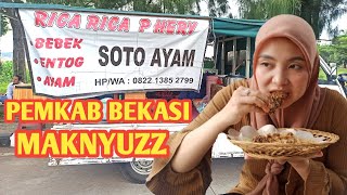 RICA RICA BEBEK ENTOG AYAM DAN SOTO PAK HERI PEMKAB BEKASI RASANYA MAKNYUZZ PISAN EUYY