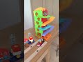【おもちゃピタゴラ96】Marble Run × Jump くみくみスロープ・ピタゴラスー #marblerun #asmr #shorts