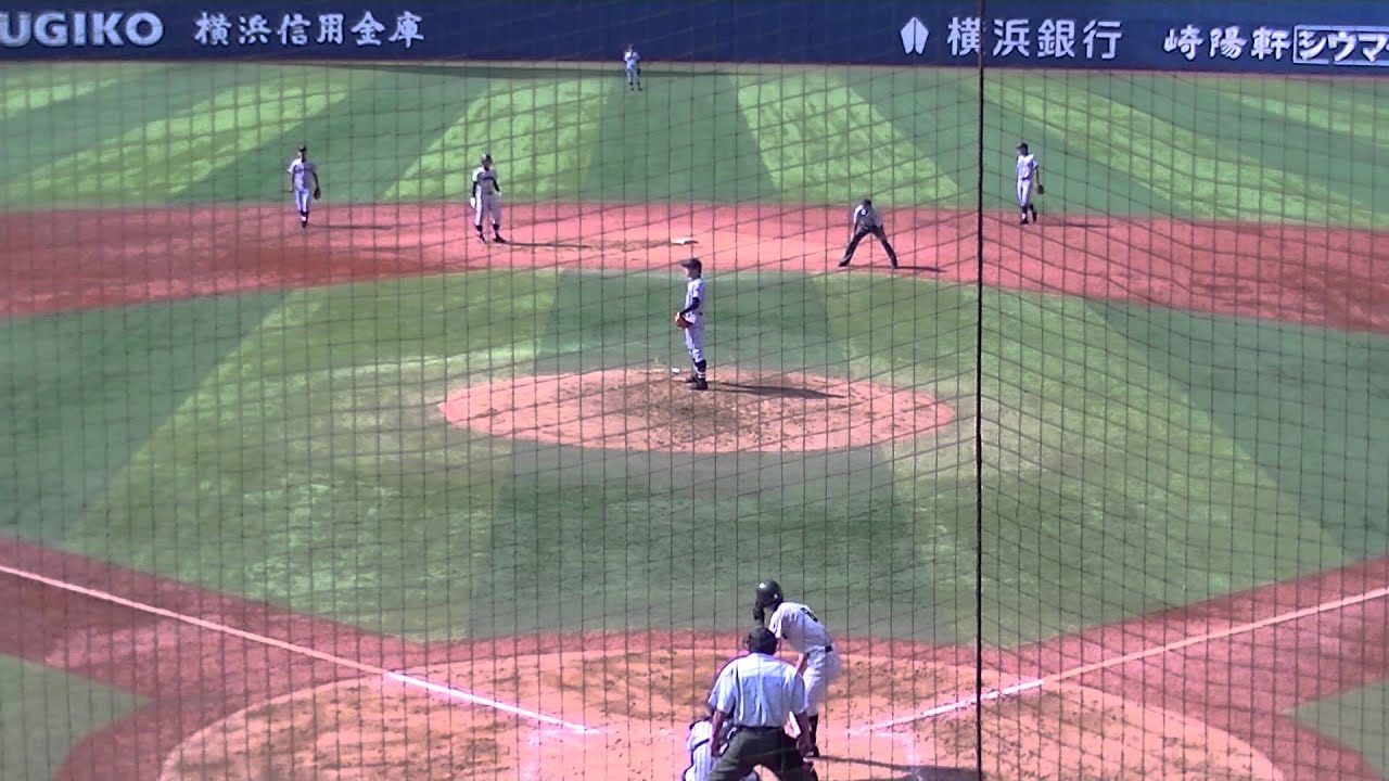 東海大相模 青島凌也 神奈川県夏季大会準決勝vs横浜高校 淺間大基 第2打席 Youtube
