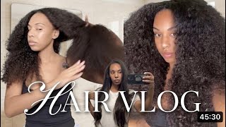 VLOG: How I Straighten My Natural Hair + My New Life, Mom Life, Court Cases and more