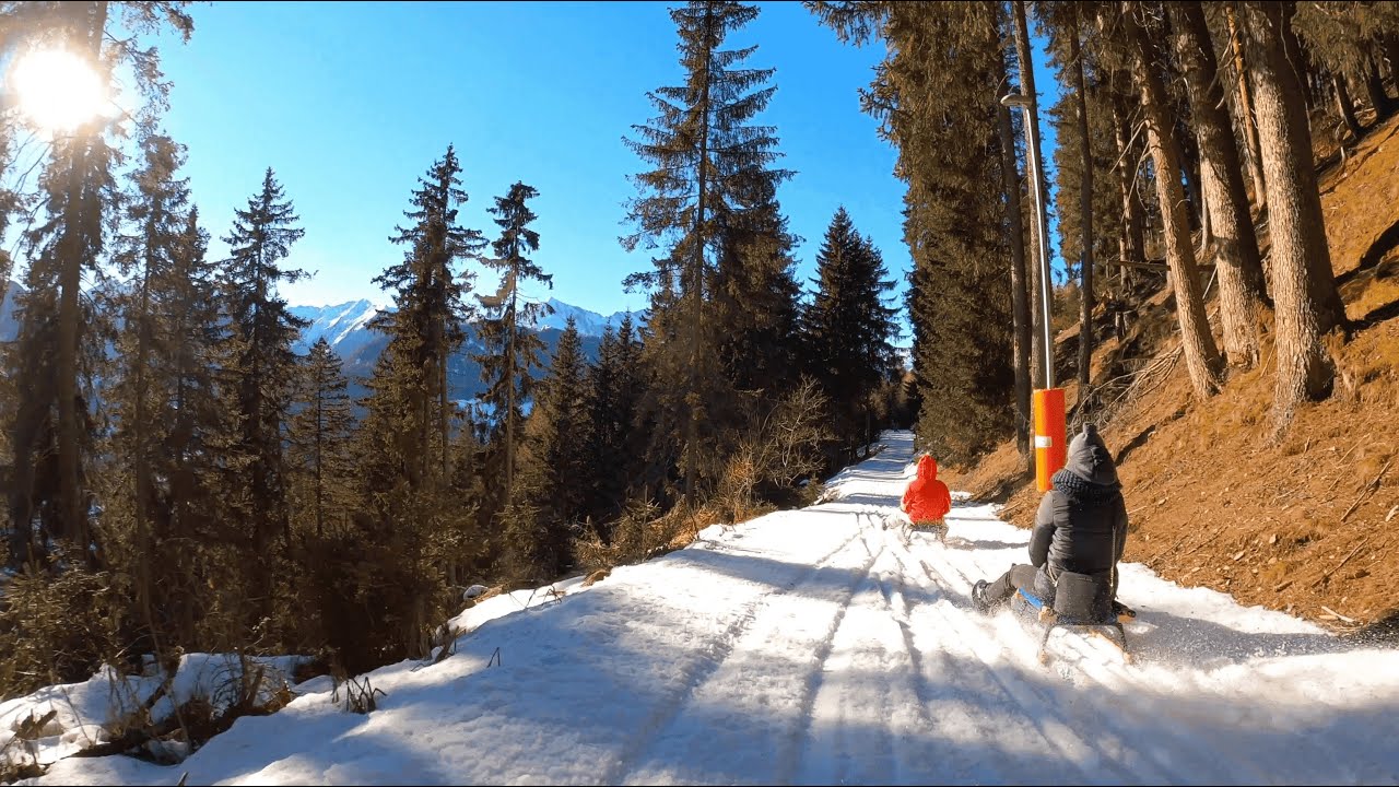 Slittino Monte Cavallo Vipiteno. La pista più lunga d'Italia 10km | cornelcaba.com