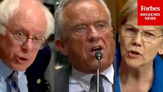 'So You're Saying She's Lying?': Warren, Sanders Tag-Team RFK Jr. Over Firing Of CDC Director