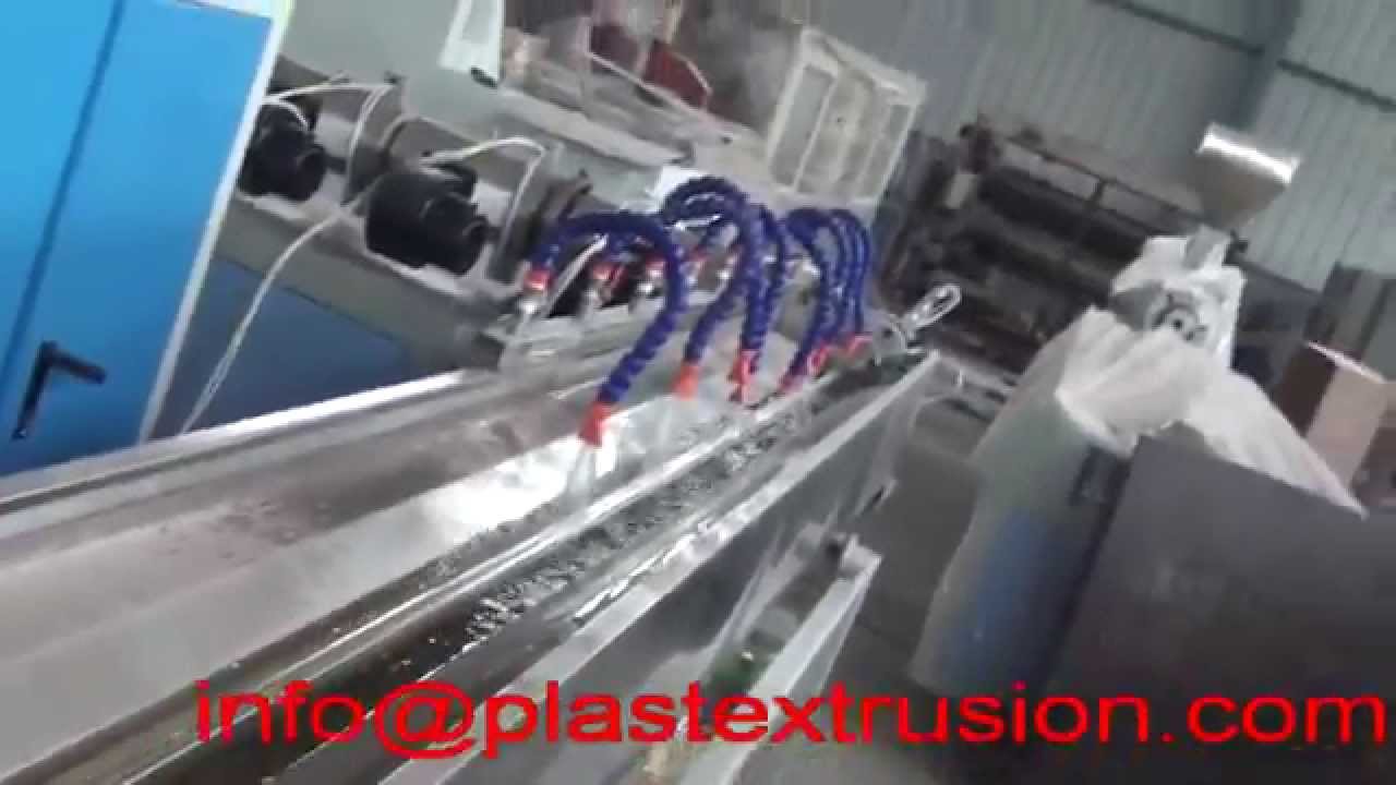PVC fiber braided hose extrusion line