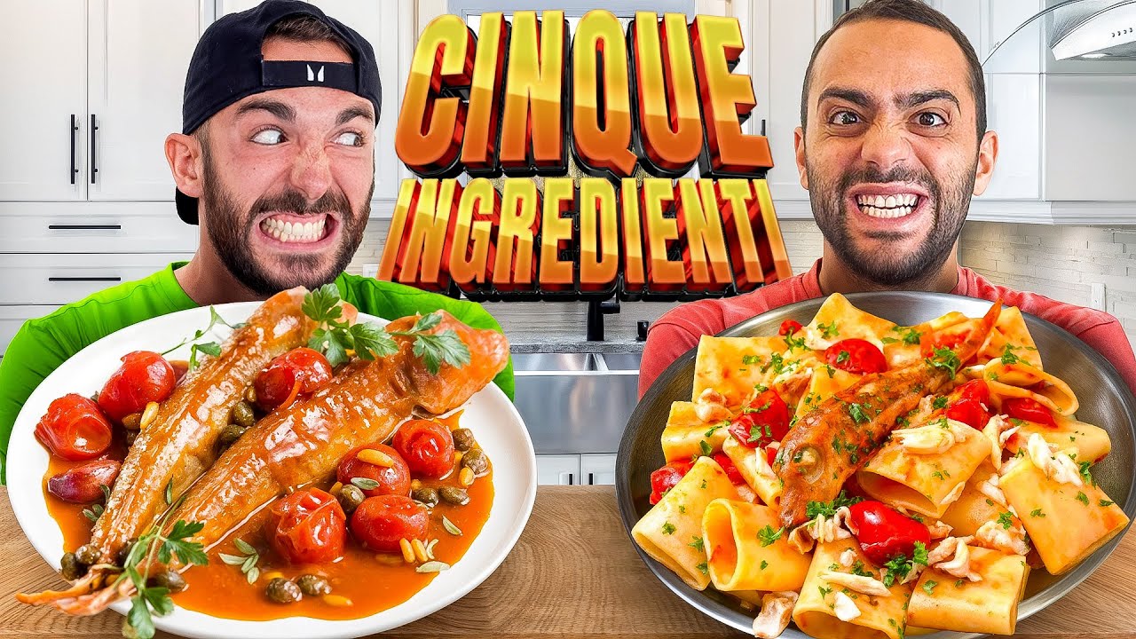 5 INGREDIENTI a TESTA: chi cucina il PIATTO MIGLIORE?! vs  @cucinaconruben ​