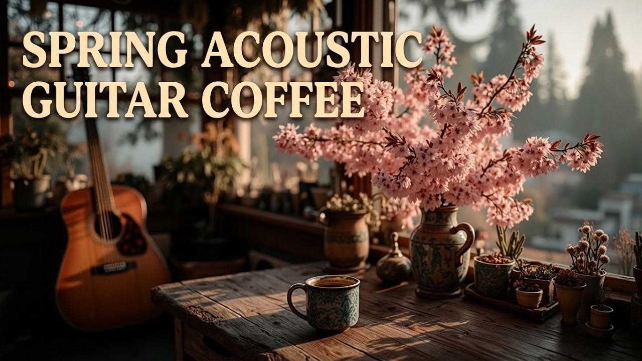 Спокойная весенняя гитара - Акустическая музыка для учебы и кафе 🌿