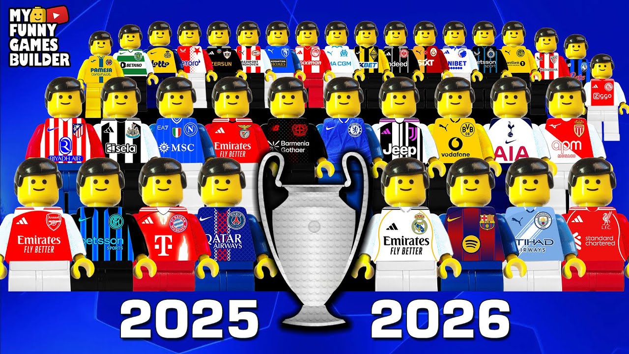 Champions League 2025-26 ⭐ UCL Preview 2026 in Lego Football