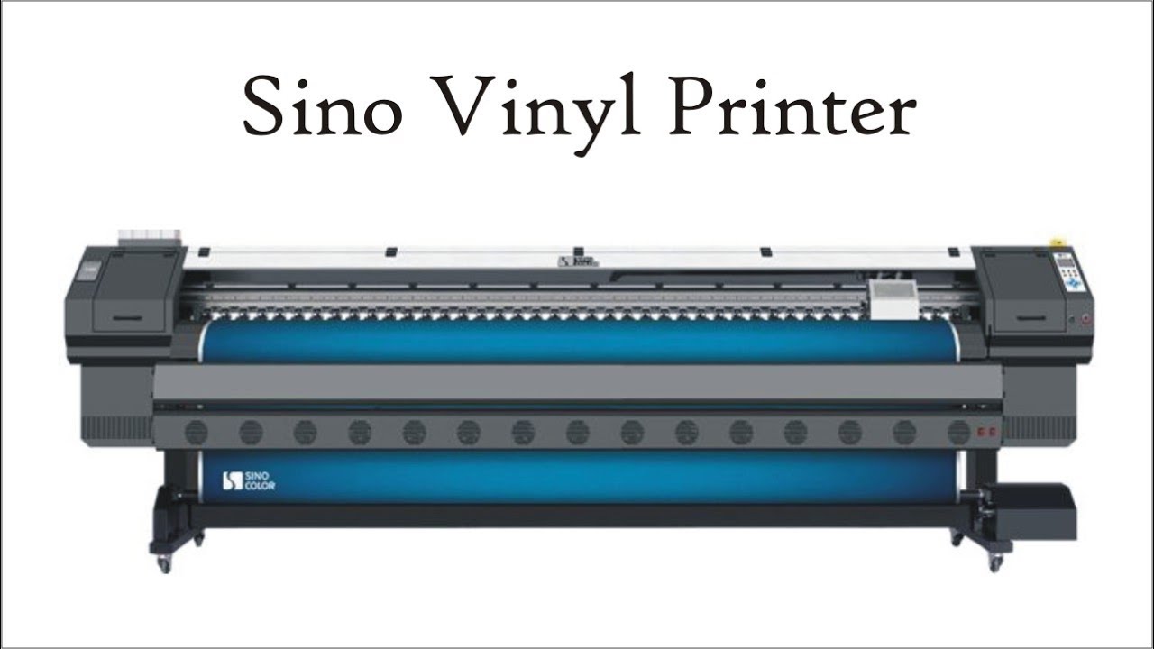 Large Format Digital Eco Solvent Vinyl Banner Printer - YouTube
