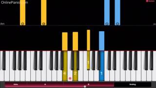 Naruto - Sadness and Sorrow - EASY Piano Tutorial - How to play Sadness and Sorrow - ナルト chords