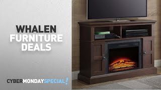 Walmart Top Cyber Monday Whalen Furniture Deals: Whalen Media Fireplace Console for TVs up to 55",