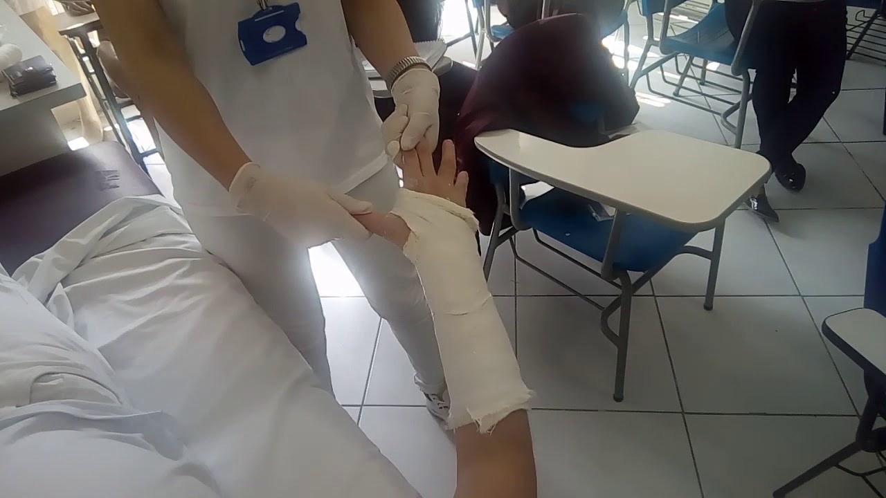 Primeira parte de um redução incruenta