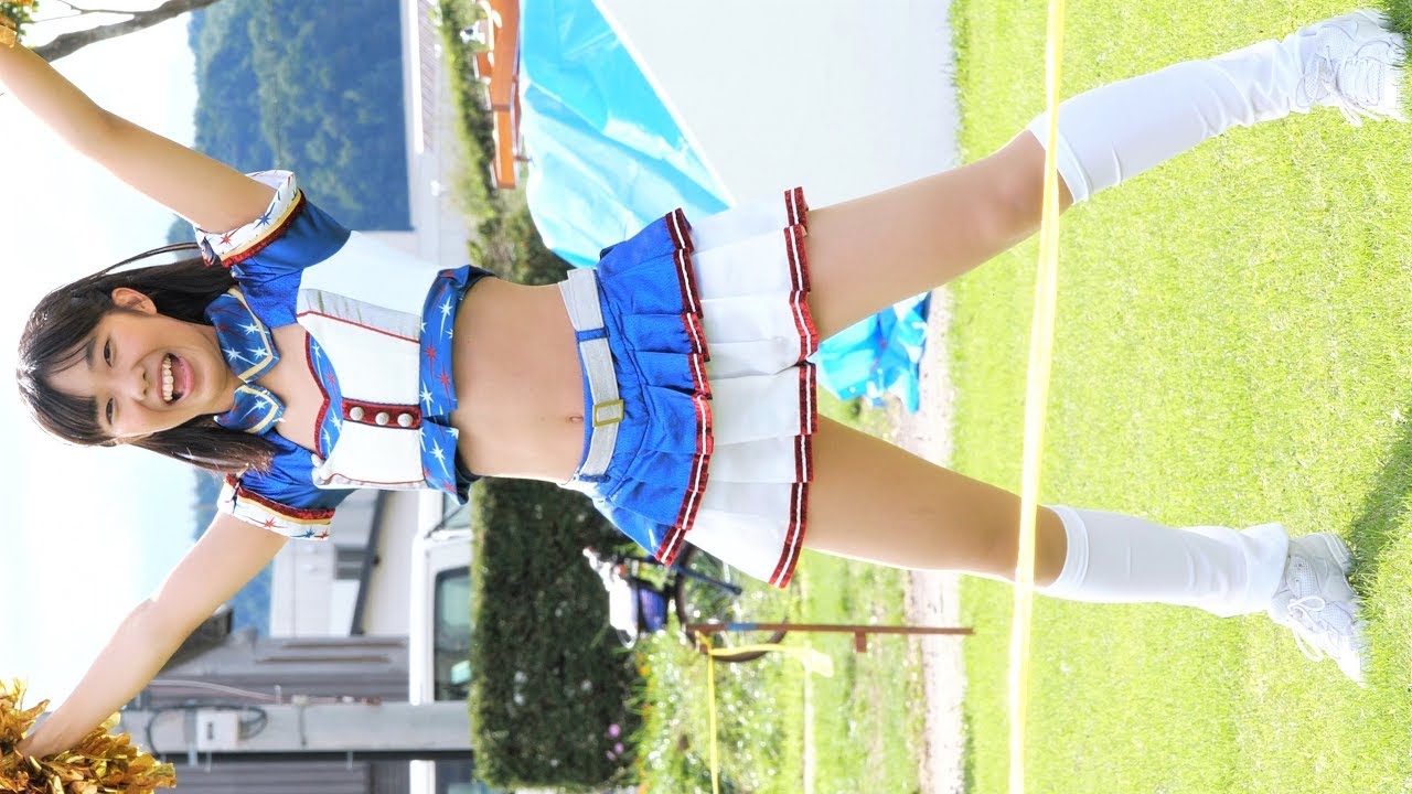 ［4K60p／縦］現役高校生☆ファイターズガール＊西崎 光(ひかる)「♪ YMCA」【北海道日本ハムファイターズ】2020 チアリーダー ／ 北海道＊雨竜町（2019.08.25）