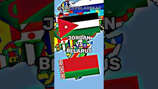 Asia VS Europe Part 2 #asia #country #geography #belarus #europe #jordan #viral