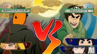 Naruto Ninja Storm Generations Online Fight My First Spammer Might Guy Vs. Tobi