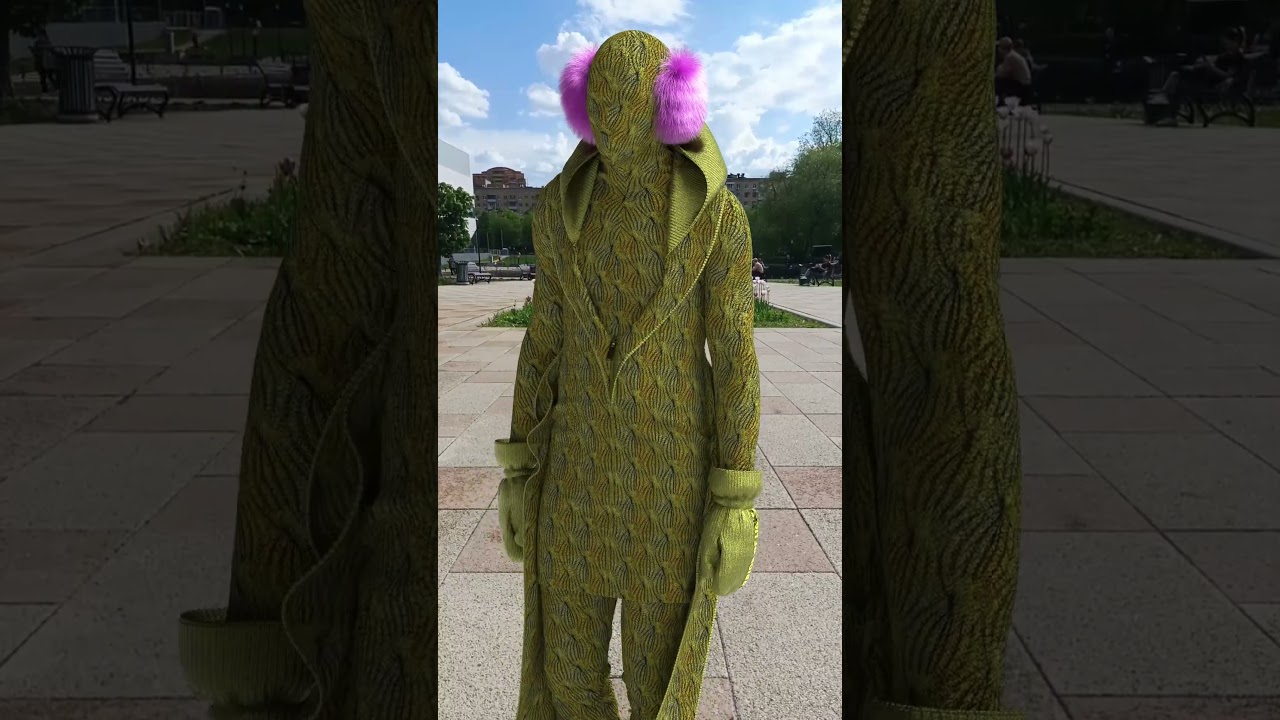 KNITMAN in the city. 