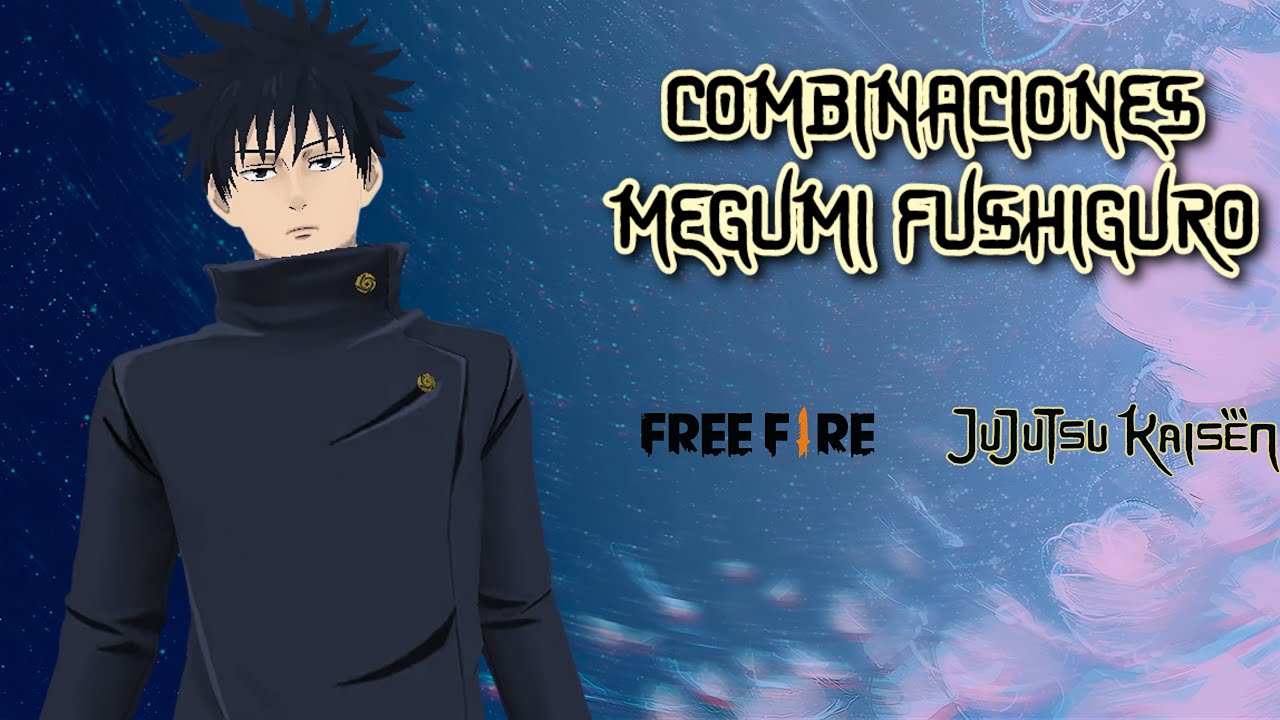 Combinaciones Megumi Fushiguro - Free Fire x Jujutsu Kaisen.